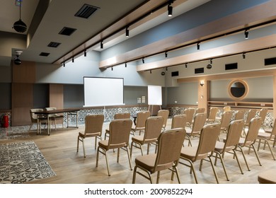 Interior Of A Hotel Seminar Room