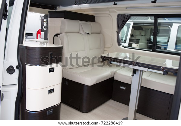 Interior Inside Luxury Camper Van Travel Stock Photo Edit