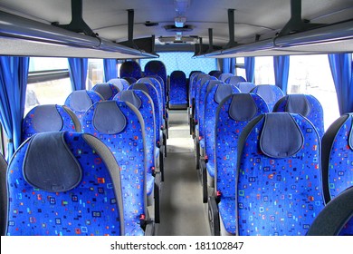 Interior of an interurban coach - Shutterstock ID 181102847