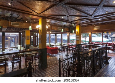 Interior Of A Irish Pub