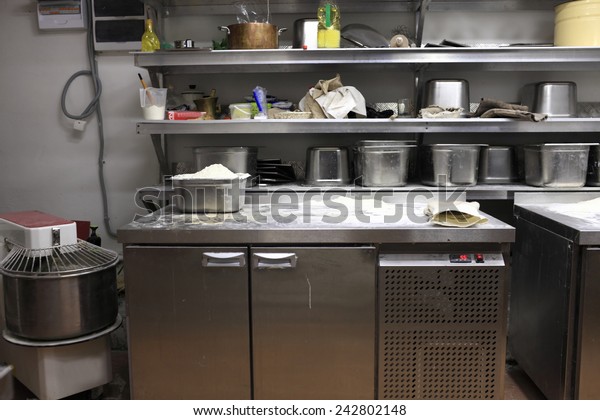 Interior Kitchen Bakery Stock Photo (Edit Now) 242802148