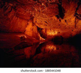 Interior of Lascaux Caves, France
