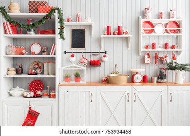 Christmas Kitchen Images Stock Photos Vectors Shutterstock