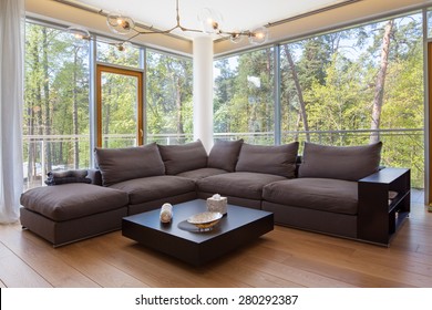 Interior Of Living Room With A View