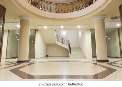 Interior - Lobby Of A Upper Class Shopping Mall