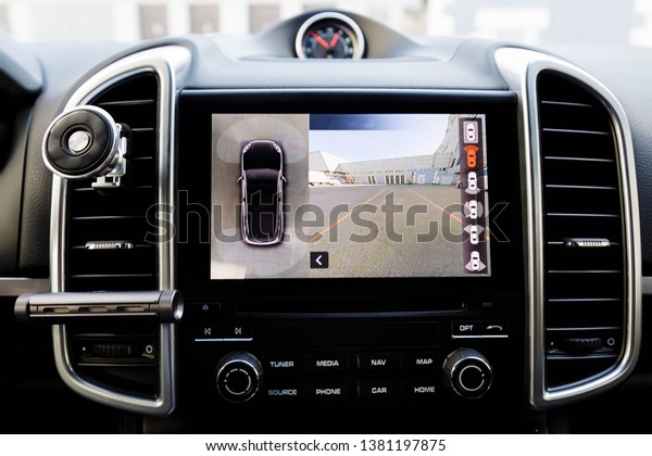 Interior Luxury Car Working Front Camera Stock Photo Edit