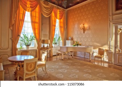 Interior Of Luxury Classic Palace, The Hague, NL