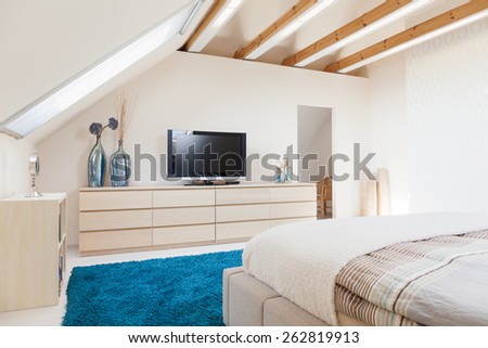 Similar – Image, Stock Photo attic apartment