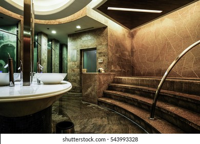 Interior Of A Luxury Spa Center