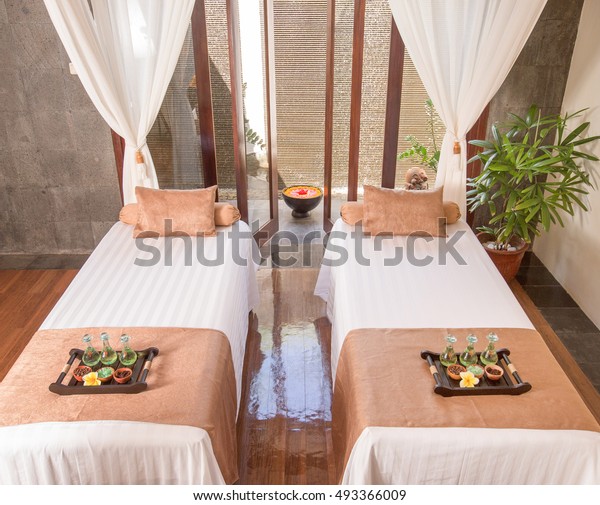 Interior Massage Room Spa Salon Stock Photo Edit Now 493366009