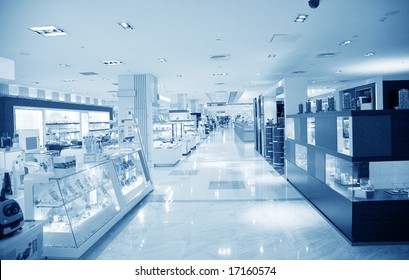 Interior Of A Massive Shopping Mall