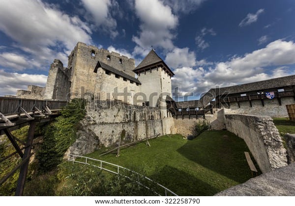 Interior Medieval Castle Celje Slovenia Royalty Free Stock