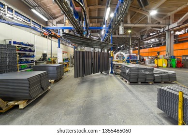 The interior of the metalworking shop. Modern industrial factory. - Shutterstock ID 1355465060