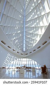 Interior Of The Milwaukee Art Museum On Lake Michigan, Milwaukee, WI