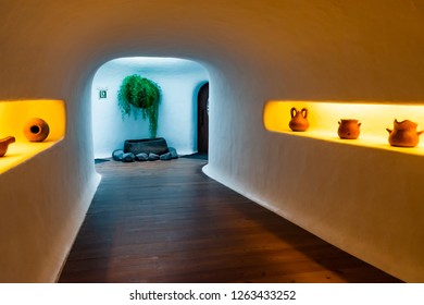 Interior Of The Mirador Del Rio Made By Cesar Manrique An Artist From Lanzarote, Canary Islands, Spain.