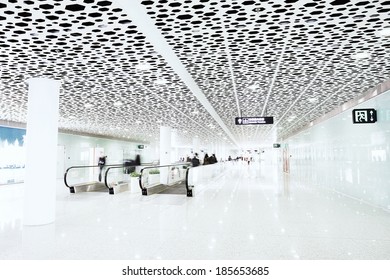 interior of modern building
