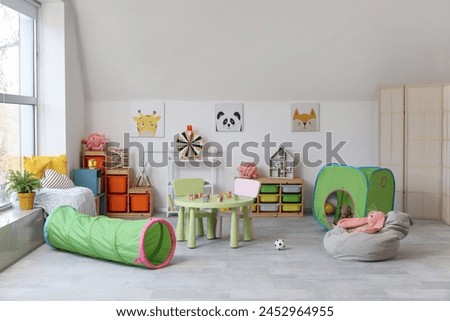 Similar – Image, Stock Photo Light play with tunnel vision