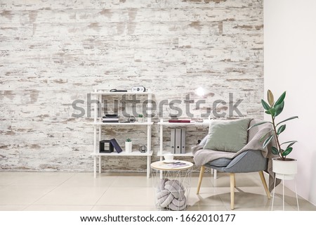 Interior of modern comfortable room
