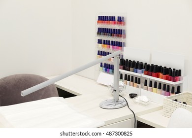 Interior of a modern cosmetology office