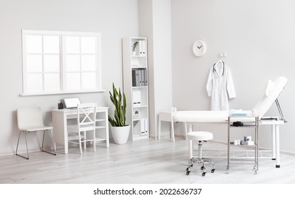 Interior of modern doctor's office in clinic - Shutterstock ID 2022636737