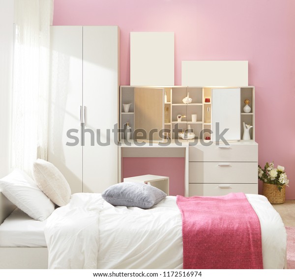 Interior Modern Empty Wardrobe Bedroom On Stock Photo Edit Now