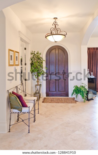 Interior Modern Entrance Hall Lobby Luxury Stock Photo Edit