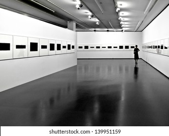 Interior of a modern exhibition hall. Exhibition.Panorama. - Powered by Shutterstock