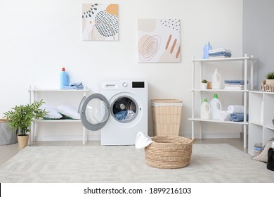 Interior Of Modern Home Laundry Room