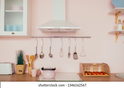 Interior of modern kitchen