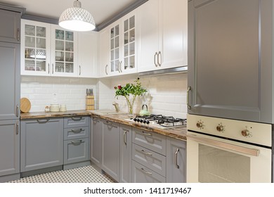 Gray Kitchen High Res Stock Images Shutterstock