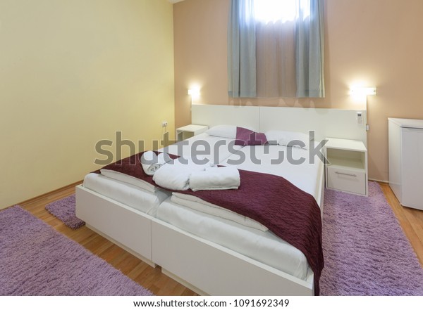 Interior Modern Luxury Hotel Bedroom Stock Photo Edit Now