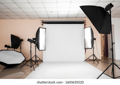 Interior Modern Photo Studio Stock Photo 1665337642 | Shutterstock