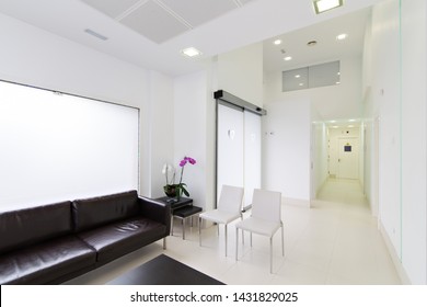 Interior Modern Reception Of Dental Clinic