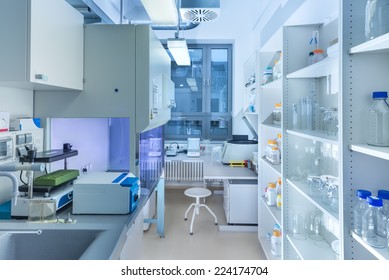 Interior Of Modern Research Laboratory 