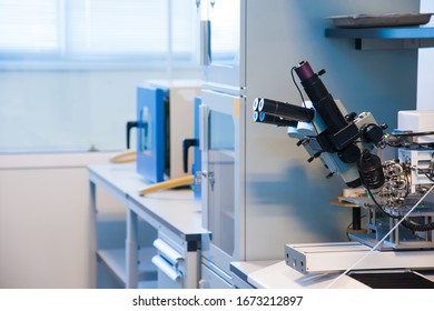 Interior of modern research laboratory. People at work in the scientific laboratory - Shutterstock ID 1673212897