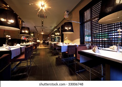 Interior Of Modern Restaurant