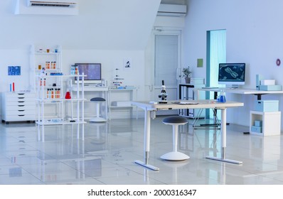 Interior Of Modern Scientific Laboratory