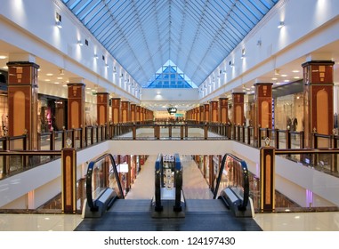 Interior Of Modern Shopping Center