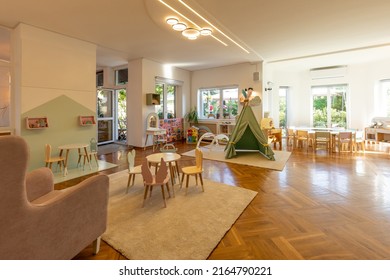 Interior of a montessori kindergarten - Shutterstock ID 2164790221