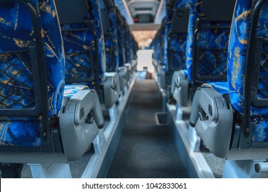 interior of new modern bus