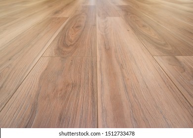 Interior New Wood Floor Texture Low Angle Space View Background