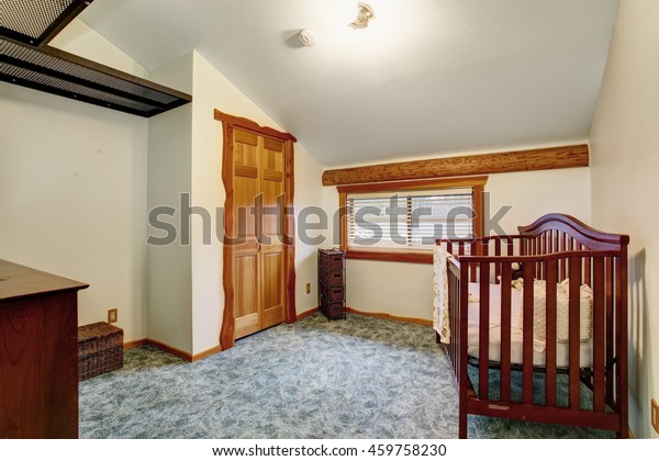 Interior Nursery Room Baby Crib Log Stock Photo Edit Now 459758230