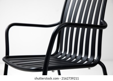 Interior Objects Furniture Armchair Black Strap Chair Detail