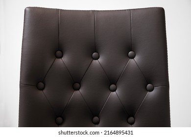 Interior Objects Furniture Black Chester Leather Chair Back