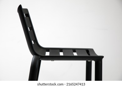 Interior Objects Furniture Black Strap High Chair Side