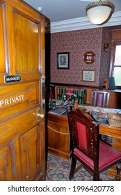 Interior Of The Old Bank In Beamish Village, Durham County, England, United Kingdom, 12th Of June 2021