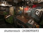 Interior of old battle ship