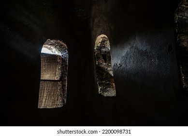 Interior Of An Old Bell Tower