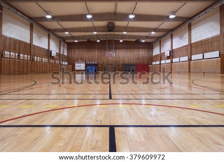 Interior of an old gymhall