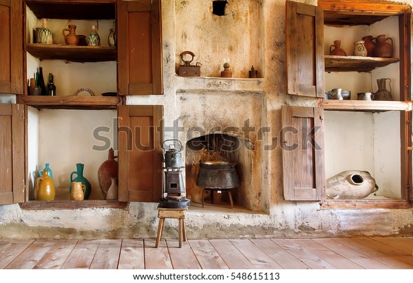 Interior Old House Georgia Country Kitchen Stock Photo Edit Now
